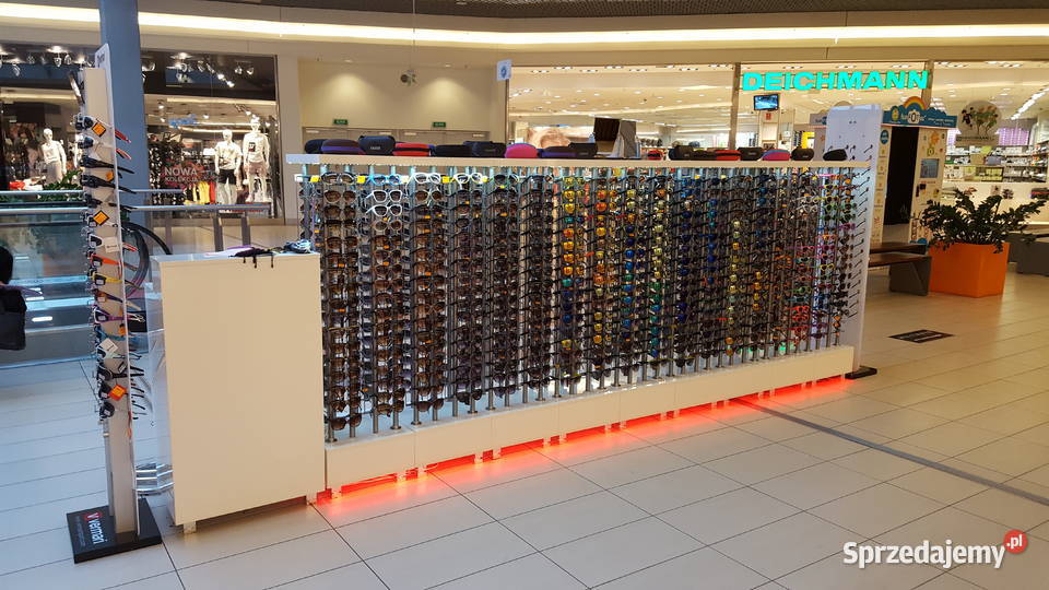 Stoisko handlowe na okulary wyspa