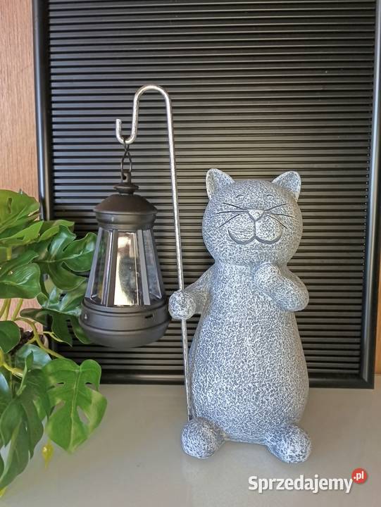 Lampka solarna do ogrodu LED kot z latarnią Trzcianka sprzedam