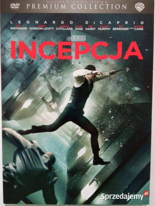 Incepcja DVD Leonardo DiCaprio Tom Hardy 1 płyta Łódź
