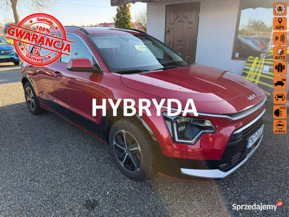 Kia Niro navi automat hybryda gwarancja asystent pasa ruchu