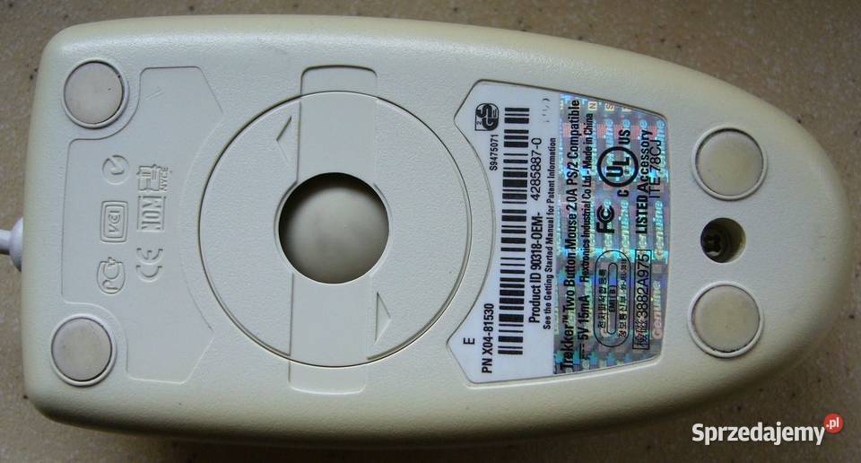 Myszka kulkowa 2 Klawiatury i myszy Akcesoria (Laptop/PC) mazowieckie Warszawa