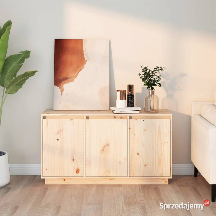 Szafka 111x34x60 lite drewno sosnowe WM813809 Warszawa