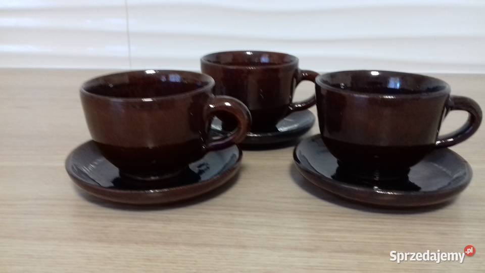 Filiżanki komplet ceramika bułgarska do Filiżanki i spodki Kraków