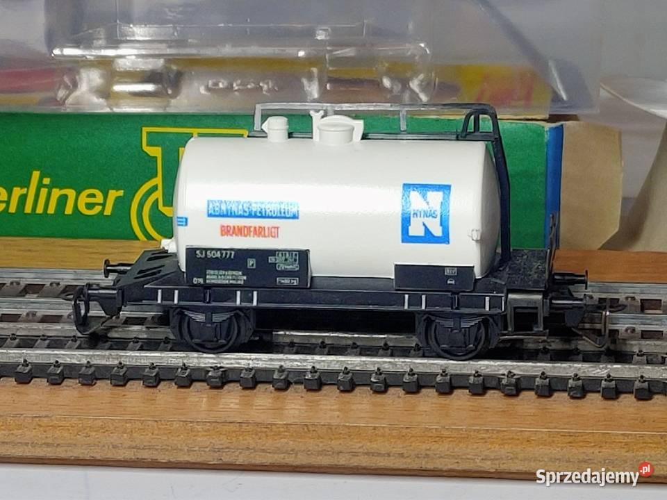 Cysterna NYNAS SJ 504 777 biała TT Modelarstwo Kraków