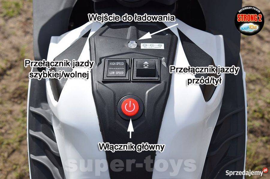 MOTOR ŚCIGACZ POWER MIĘKKIE KOŁA MIĘKKIE