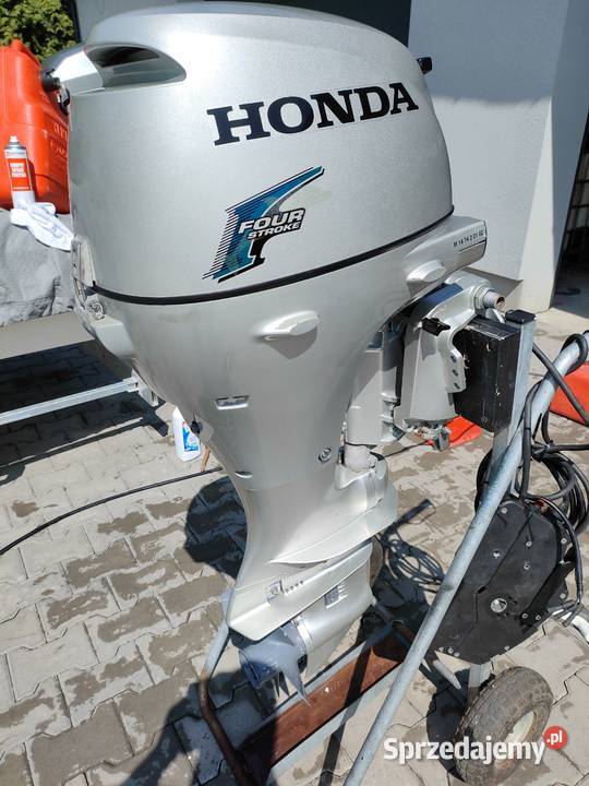 Silnik zaburtowy Honda BF10 D manetka rozr elektr FILM