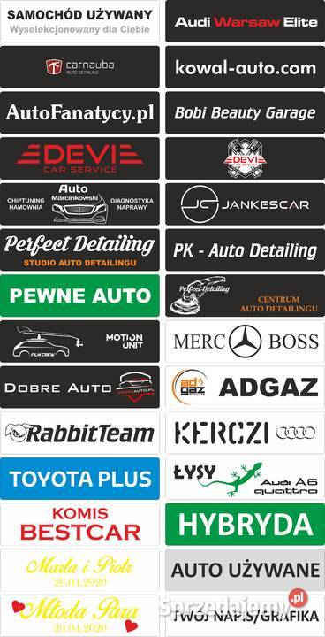 zasłonka tablicy rejestracyjnej z Twoją reklamą