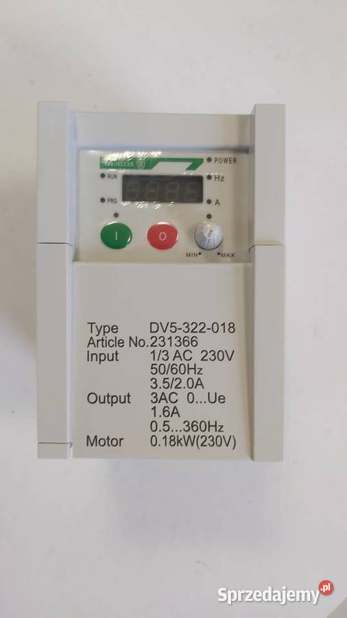 Falownik jednofazowy Moeller DV5322018 018kW 16A Wyszków
