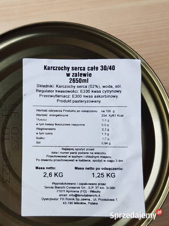 BianchiKarczochy Serca Całe w Zalewie Bulowice