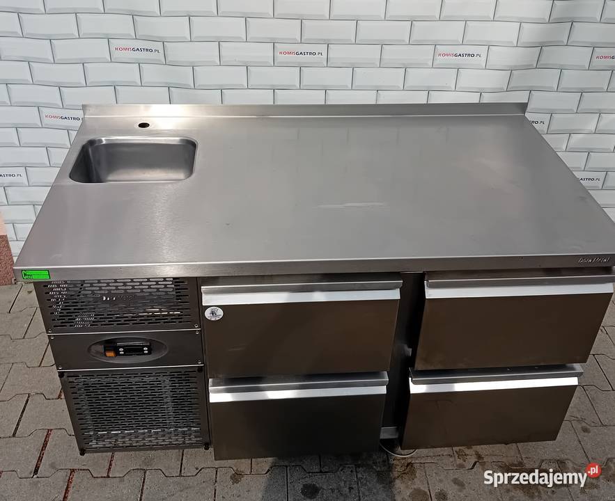 Stół chłodniczy ze zlewem Dora Metal 872415 Warszawa