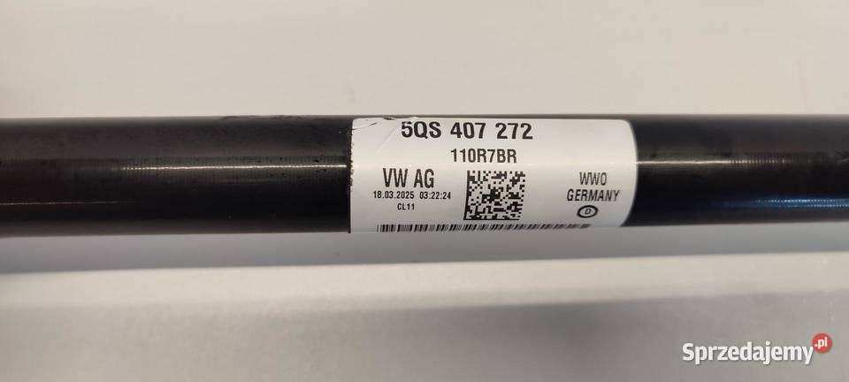 VW TAYRON PÓŁOŚ PRAWY PRZÓD 15 5QS407272 osobowe