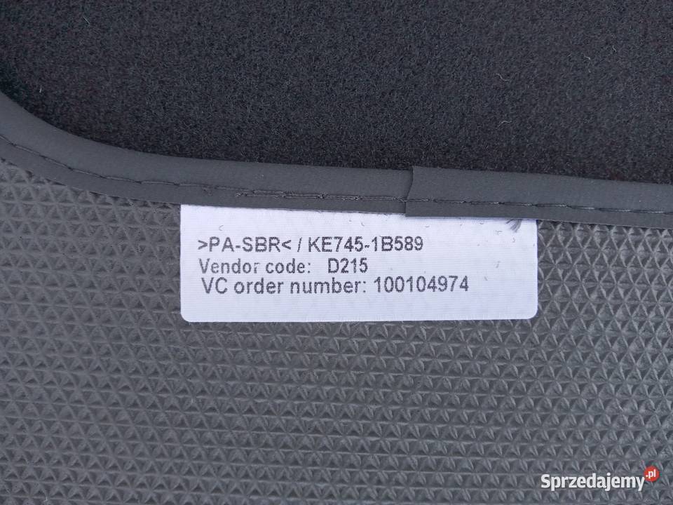 DYWANIKI WELUROWE CZARNE INFINITI QX50 EX37 EX50 Nowy Tomyśl sprzedam