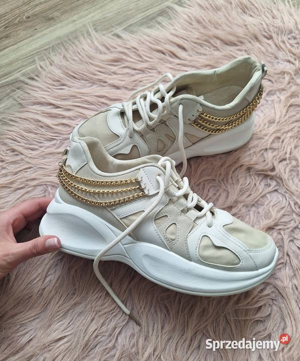 Świetne buty sneakersy adidasy na platformie 40 Kraków
