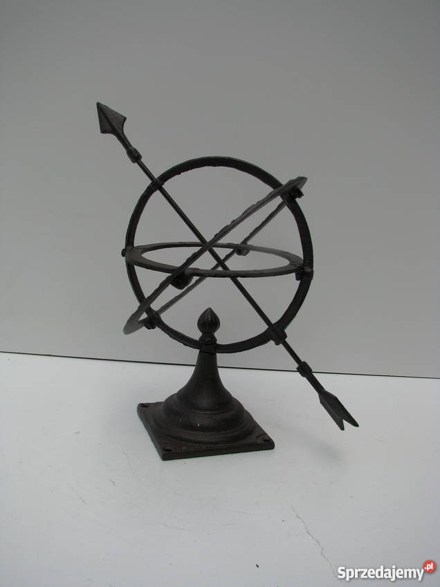 Superrrr zegar słoneczny żeliwo Antyki