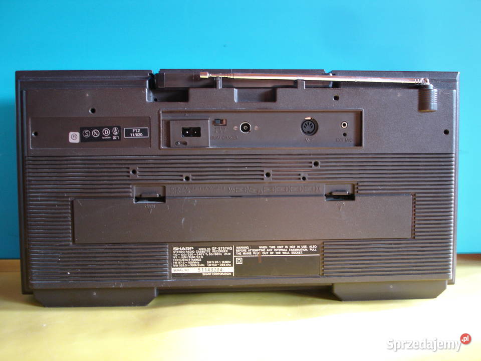 Radiomagnetofon SHARP GF5757HG Zielona Góra sprzedam