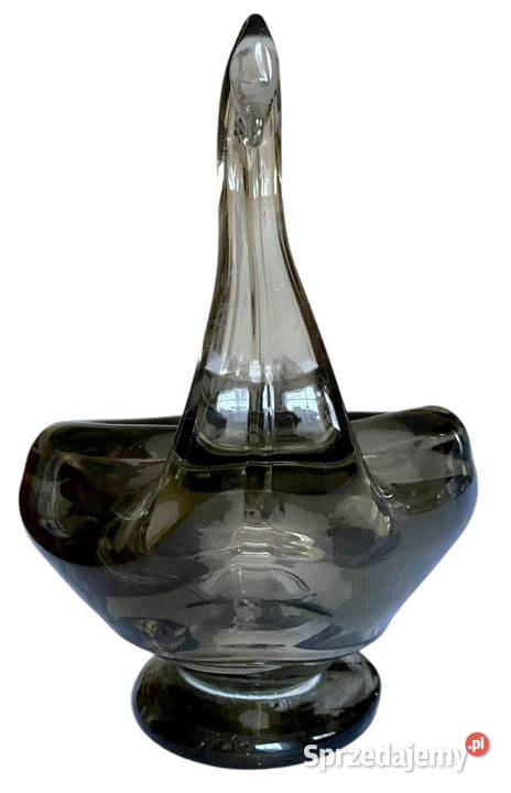 Szklany łabędź z PRLu mazowieckie