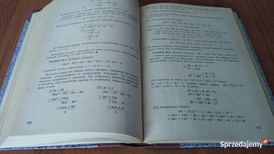 Algebra samouków Cz 1 Edward Jerzy Pokorny Rok wydania 1959