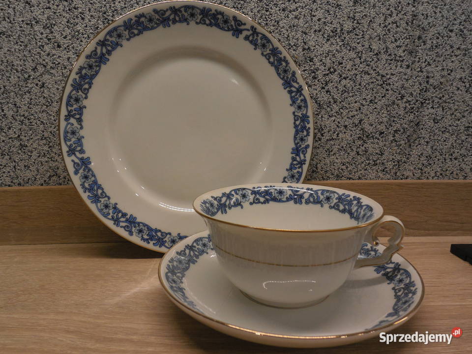 KPM zestaw śniadaniowy Trio Porcelana i szkło Raszków