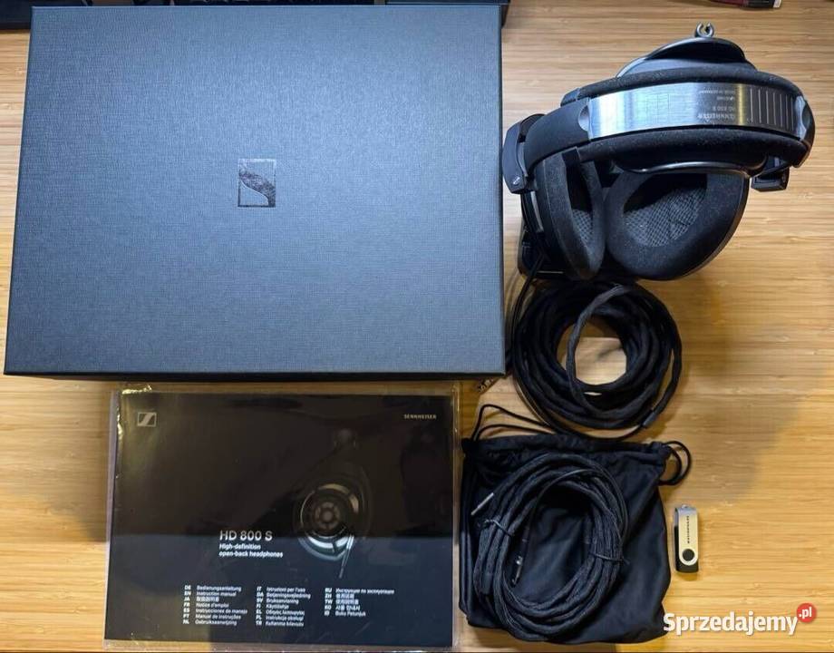 Sennheiser HD800S HD 800 S Studio Professional Pozostałe lubuskie Murzynowo