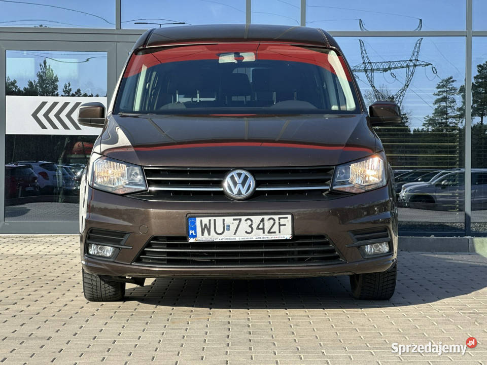 Volkswagen Caddy Polski salon 1 Ręka 7 osób Navi przyciemniane szyby Kąty Opolskie