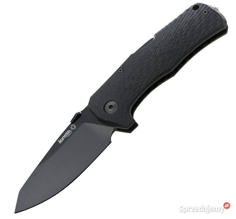 Nóż składany LionSteel TM1 Carbon Fiber Black Warszawa
