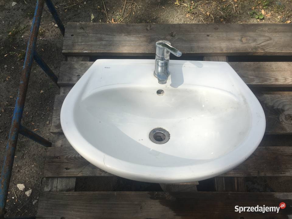 Umywalka wisząca 55x42 firmy KOŁO z baterią KFA Dom i Ogród