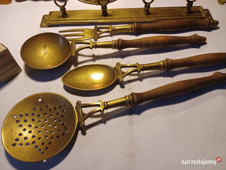 Nabory kuchenne Mosiądz Kolekcja wielkopolskie Poznań