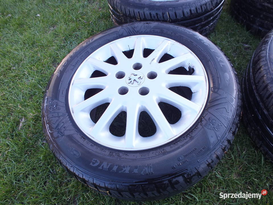 sprzedam opony 22555r16 lato felgi alu peugeot Chełm
