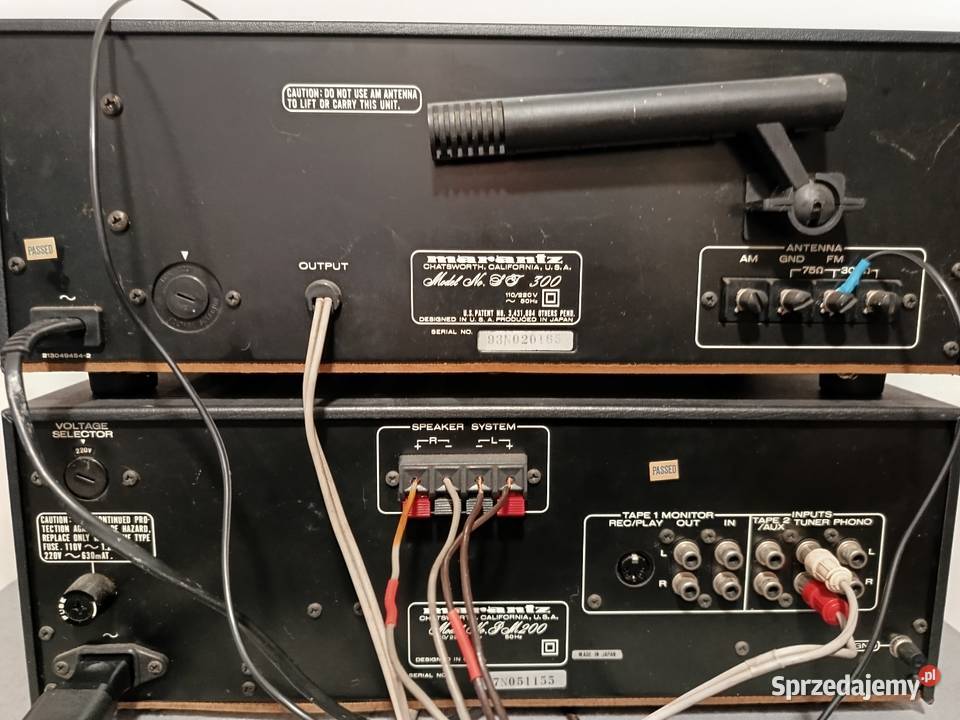 Zestaw MARANTZ PM200 ST 300 Wieże i miniwieże pomorskie Gdynia