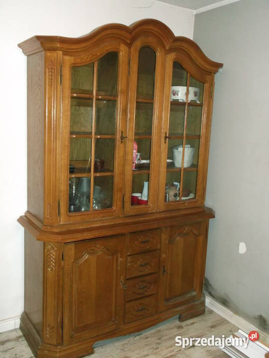 Witryna dębowa Swarzędz sprzedam