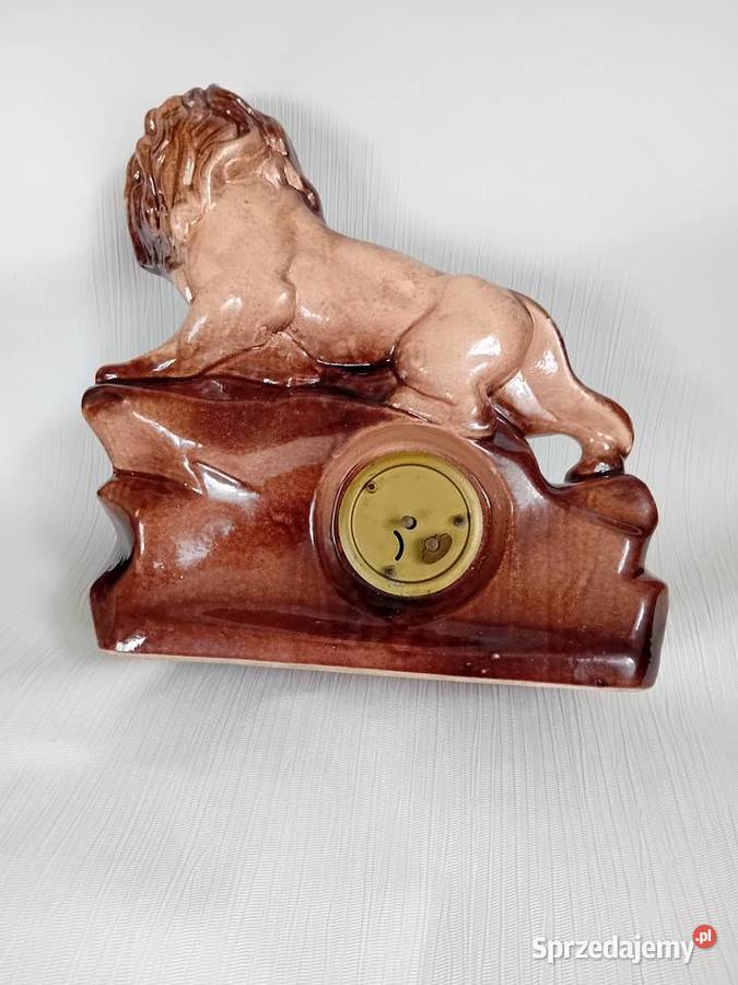 Porcelanowy Niemiecki zegar Kominkowy warmińsko-mazurskie Elbląg sprzedam