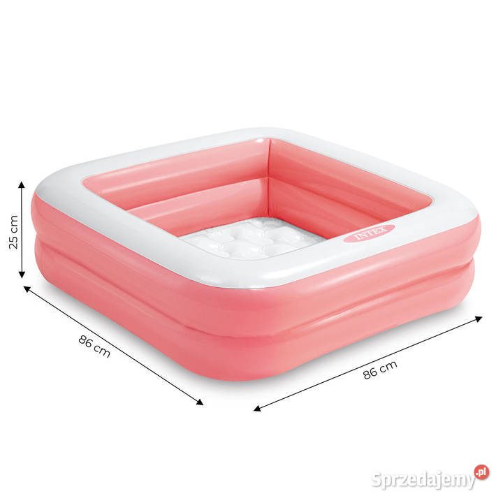 Basen brodzik dzieci pompowany jasny róż INTEX Smogorzów