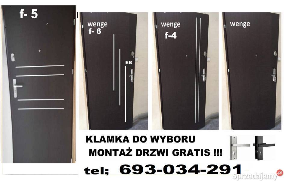 Drzwi wejściowe akustyczne zewnętrzne Drzwi zewnętrzne Radzionków sprzedam