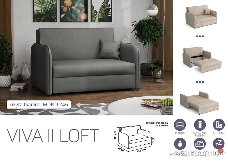 SofaKanapa Viva II Loft Darmowa dostawa sprzedam