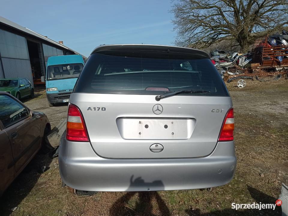 MercedesBenz A 170 CDI 66 kW 2000 r dawca części Szklarka Myślniewska