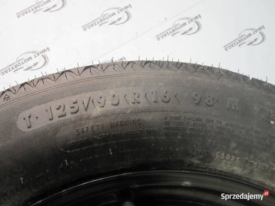 MERCEDES W169 koło dojazdowe 1259016 98M 5x112