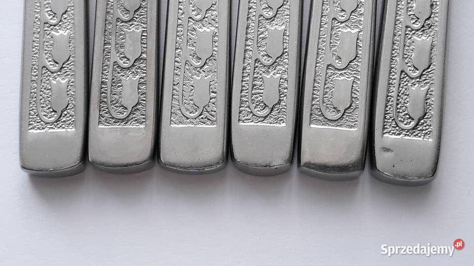 Noże 2 KONWALIE Gerlach sztućce PRL Dąbrowa Górnicza