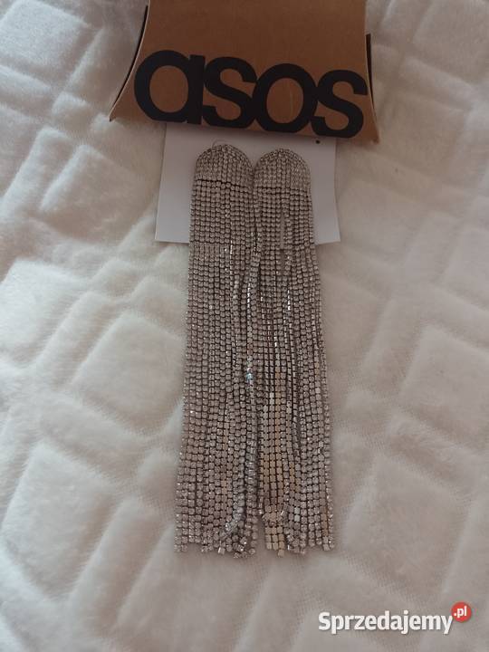 ASOSOgromnie długie kolczyk wieczorowe z Londynu Dla kobiet sprzedam