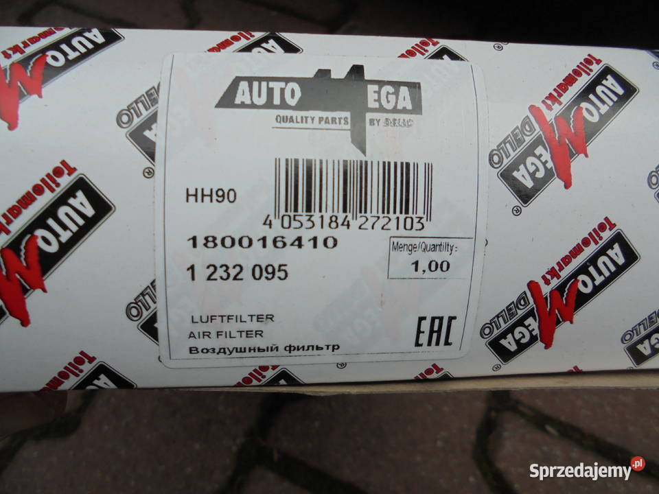 AUTOMEGA 180016410 Filtr powietrza
