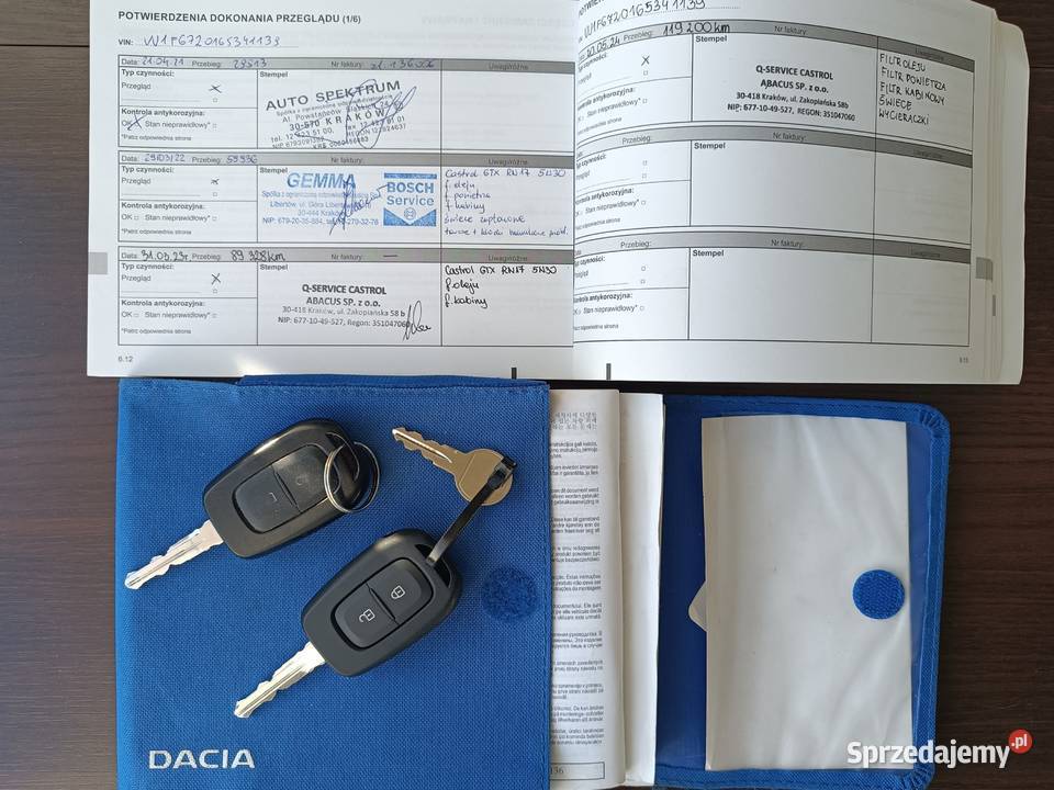 Dacia Dokker VAN 13 TCe Faktura VAT Kielce sprzedam