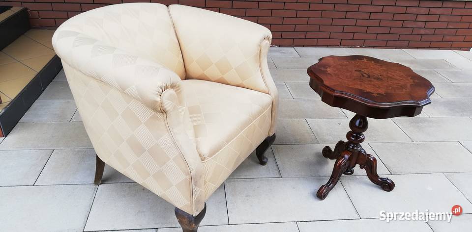 Fotel stylowy art deco eklektyczny do stolik sprzedam