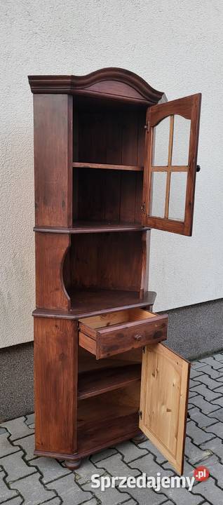 Szafka narożna drewniana Wrocław