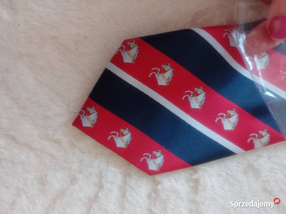 Pardubice Ekskluzywny krawat biznesowy z Londynu Kraków sprzedam