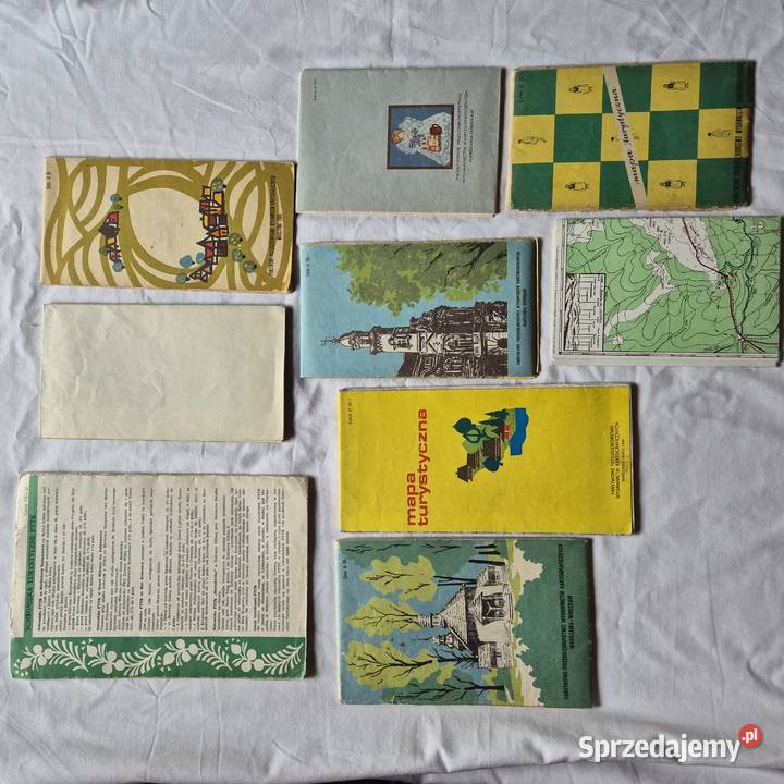 Mapy 9 całe Beskidy Beskid mapy PRL vintage Brzesko sprzedam