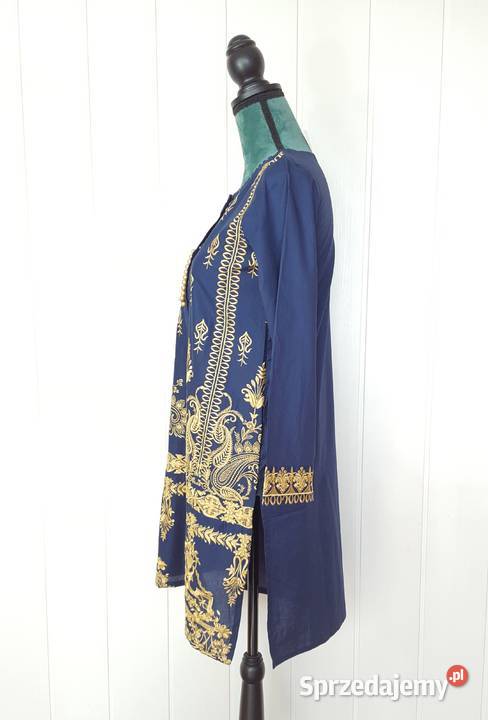 Nowa granatowa tunika indyjska kameez kurta sprzedam