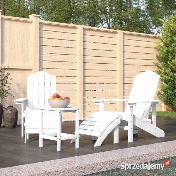 vidaXL Krzesła Adirondack z podnóżkami i mazowieckie Warszawa