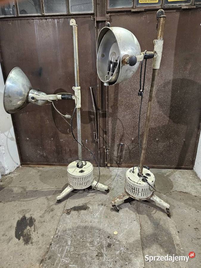 Dwie Lampy Lampa Medyczna Lekarska Zabytkowa Kłodawa