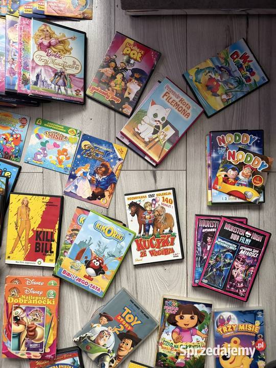 Zestaw bajek dzieci Disney Barbie Hutosie Smerfy Pozostałe śląskie Sosnowiec