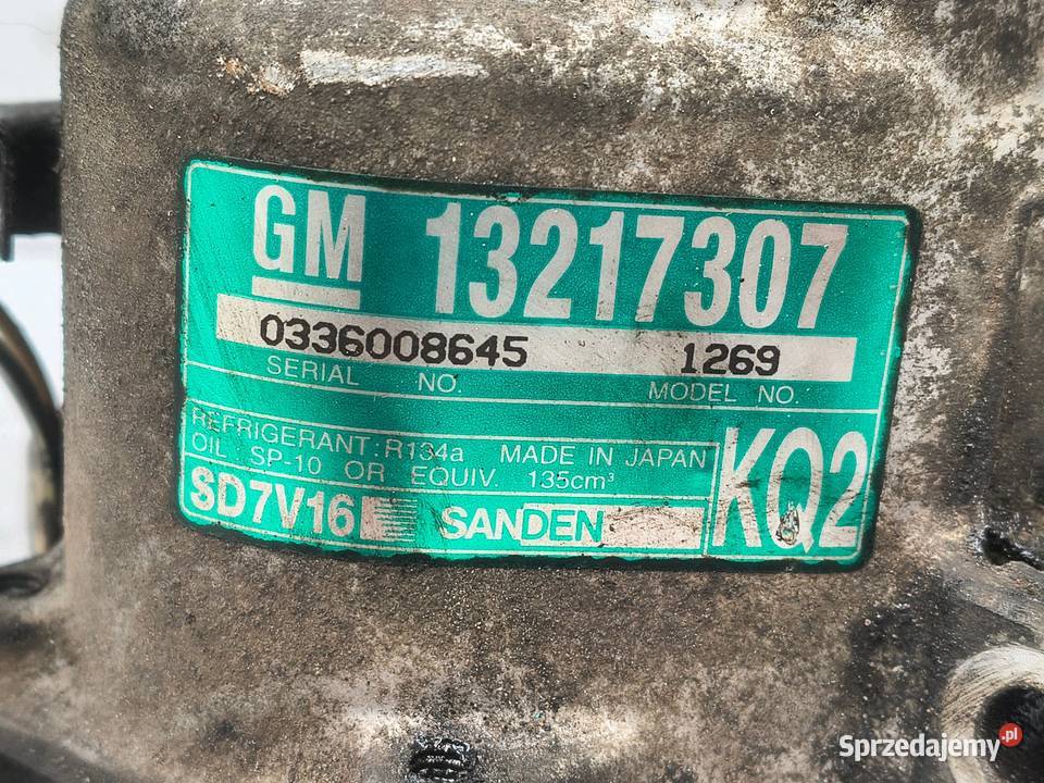 SPRĘŻARKA KLIMATYZACJI Opel Vectra C 18 16V osobowe Chełm