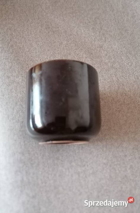 Naczynie ceramiczne wys7 szer75Ciemny brąz Łódź
